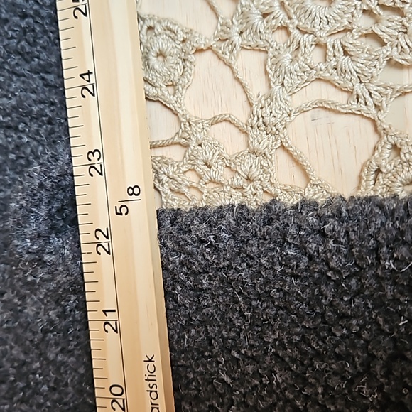 Vintage C&B Sport by Croft & Barrow Gray Fleece Pullover Christmas Jacket - Picture 10 of 12